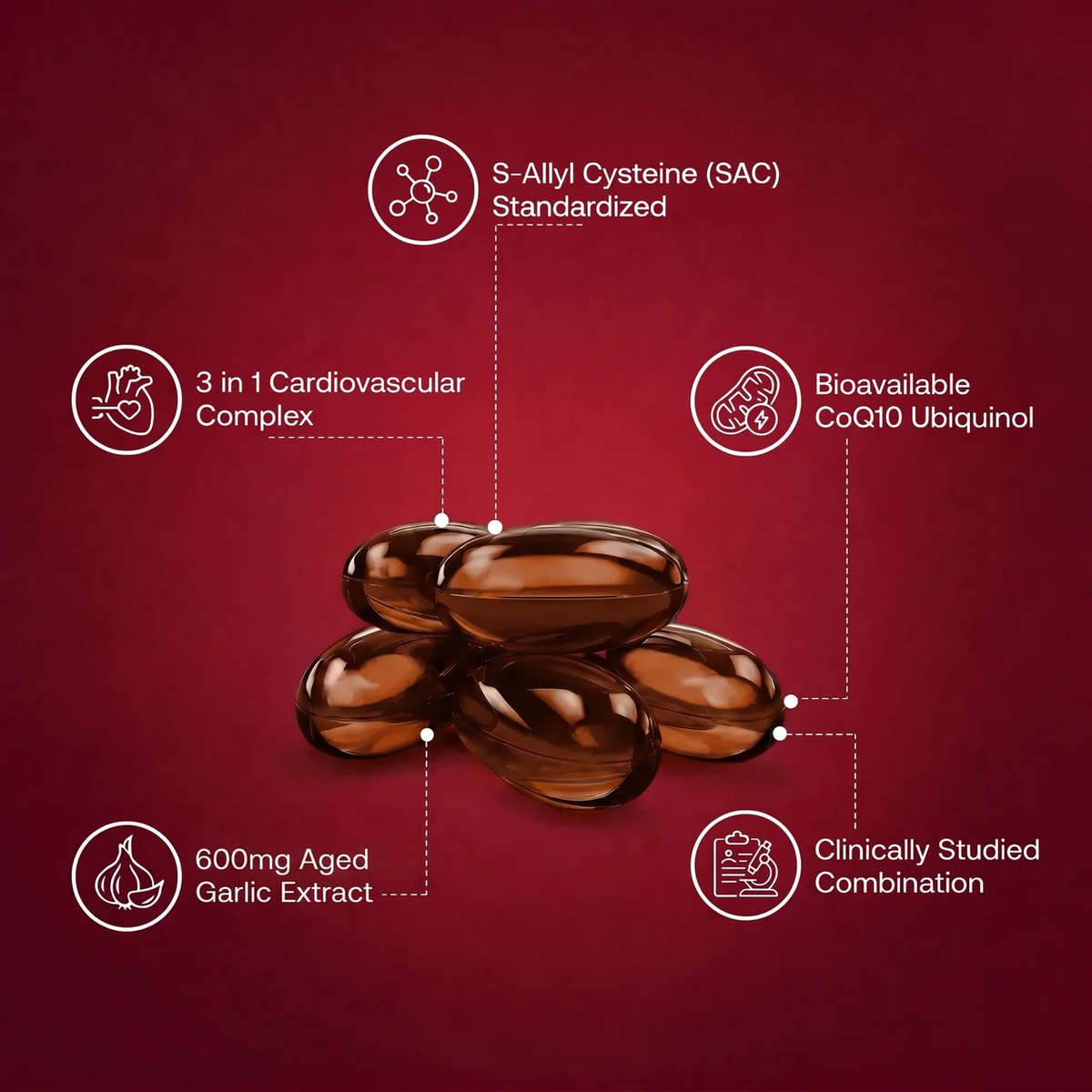 Resilia® Aged Odorless Garlic — 6