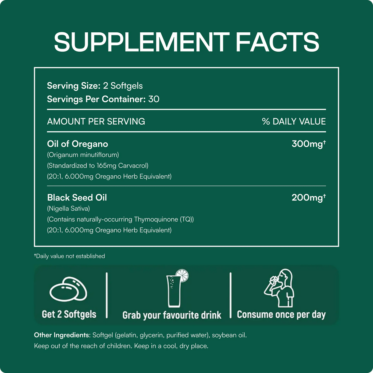 Resilia® Oil Of Oregano Softgels — 7